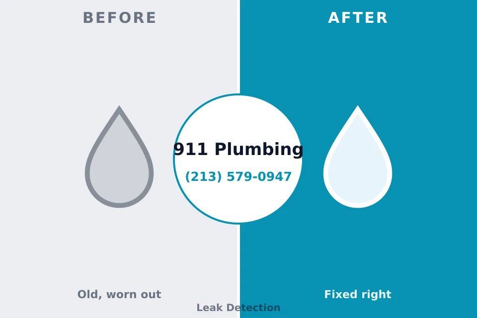 Before and after: plumbing company Happy Valley, OR